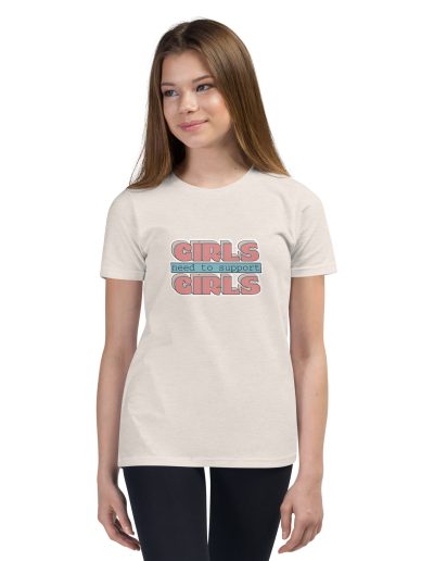 Girls Need To Support Girls Feminist Kids T-Shirt