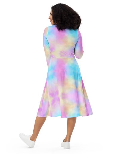 Girl PWR Feminist Long Sleeve Midi Dress