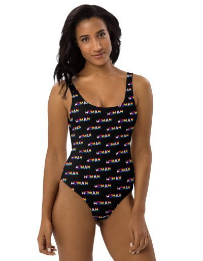 HUMAN LGBT One-Piece Swimsuit