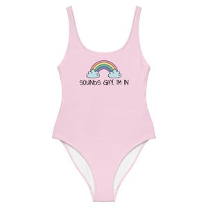 Sounds Gay, I’m In LGBT One-Piece Swimsuit