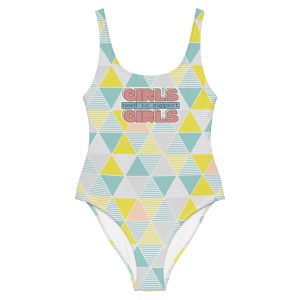 Girls Need To Support Girls Feminist One-Piece Swimsuit