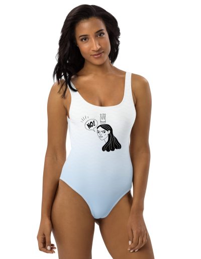 NO! Feminist One-Piece Swimsuit