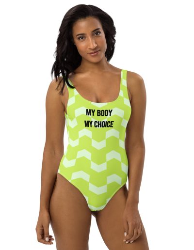 MY BODY MY CHOICE Feminist One-Piece Swimsuit