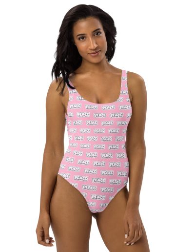 PEACE Graffiti One-Piece Swimsuit