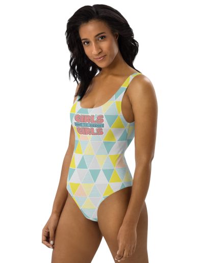 Girls Need To Support Girls Feminist One-Piece Swimsuit