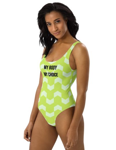 MY BODY MY CHOICE Feminist One-Piece Swimsuit