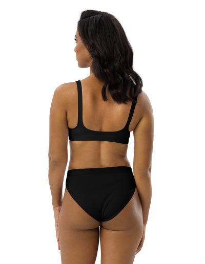 GRL PWR Feminist Black Recycled High-waisted Bikini