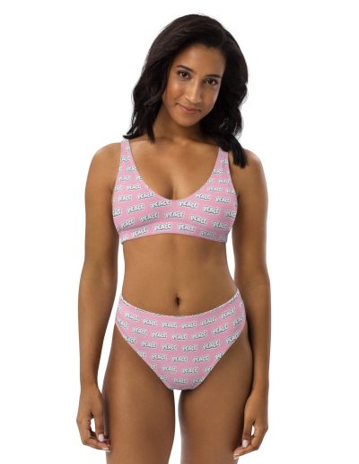 PEACE Graffiti Recycled High-waisted Bikini