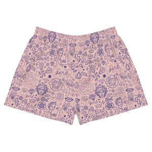 Girls Rule Feminist Recycled Shorts