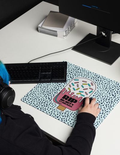 R.I.P. Beauty Standards Feminist Gaming Mouse Pad