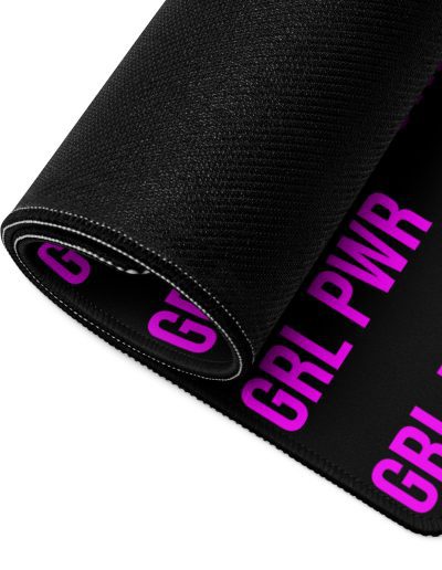 GRL PWR Purple Neon/Black Gaming Mouse Pad