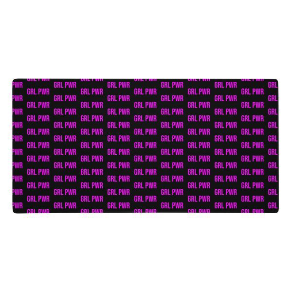 GRL PWR Purple Neon/Black Gaming Mouse Pad