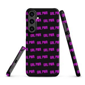 GRL PWR Purple Neon/Black Snap Case for Samsung®