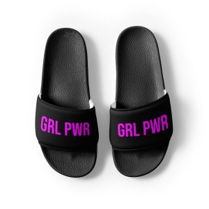 GRL PWR Neon Feminist Slides