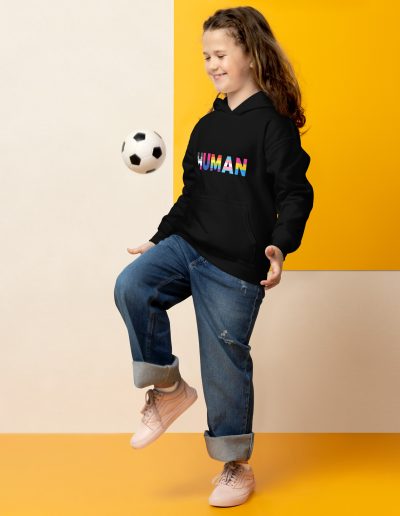 HUMAN LGBT Rainbow Kids Hoodie