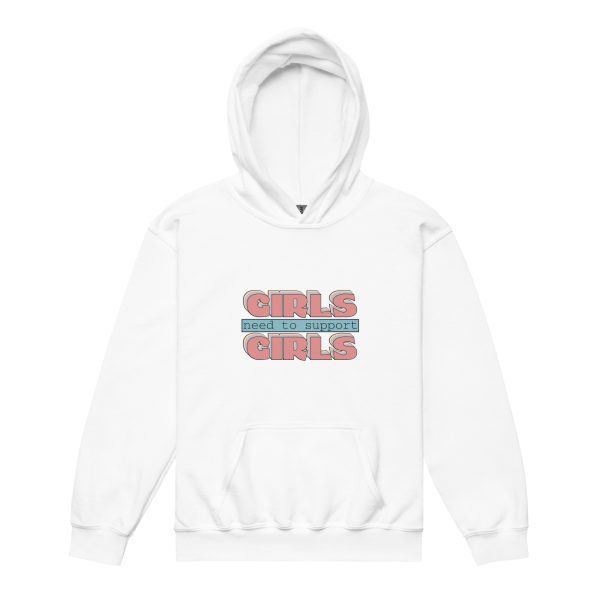 Girls Need To Support Girls Feminist Kids Hoodie