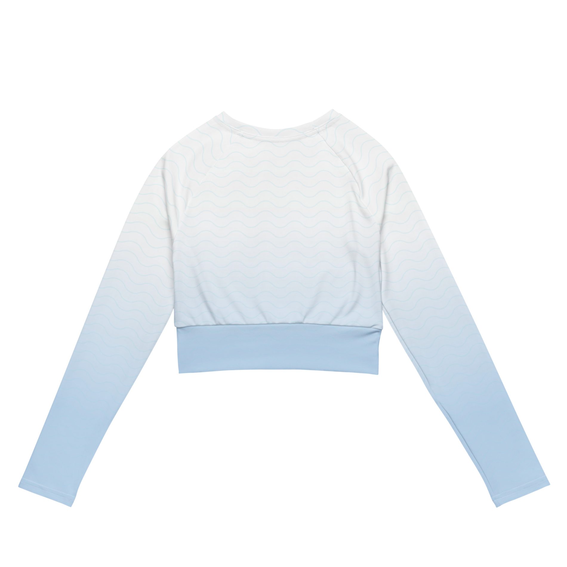 Everyday Long Sleeve Crop- White- FINAL SALE – The Sculpt Society