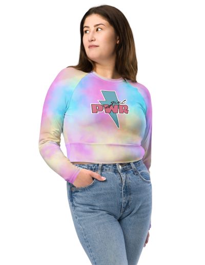 Girl PWR Feminist Recycled Long-sleeve Crop Top