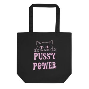 Pussy Power Feminist Organic Tote Bag
