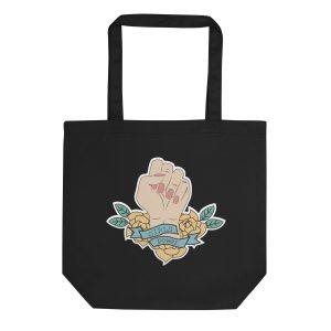 Girls Power Feminist Organic Tote Bag