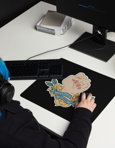 Girls Power Feminist Gaming Mouse Pad