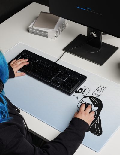 NO! Feminist Gaming Mouse Pad