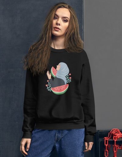 Praying for Palestine Watermelon Sweatshirt