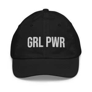 GRL PWR Feminist Kids Baseball Cap