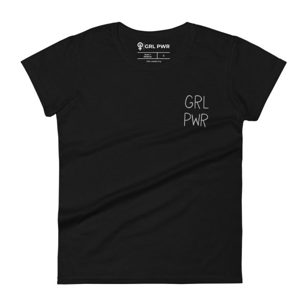 GRL PWR Feminist Embroidered T-shirt